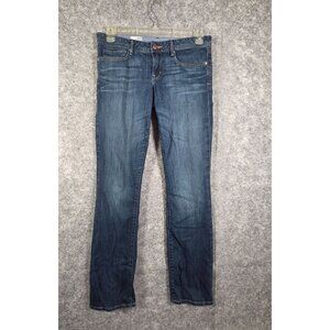 Gap 1969 Women's Real Straight Denim Jeans Blue Size 28/6 Classic Mid Wash